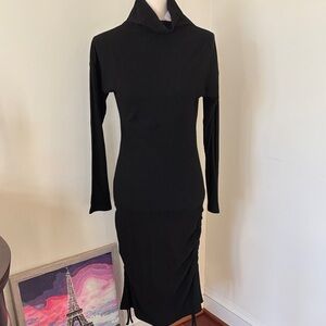 Saturday Sunday NWT Chic Black Long Sleeve Dress Size Small